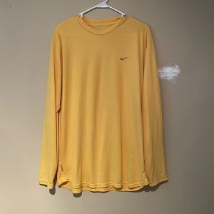 Gold Nike Dri- Fit Shirt